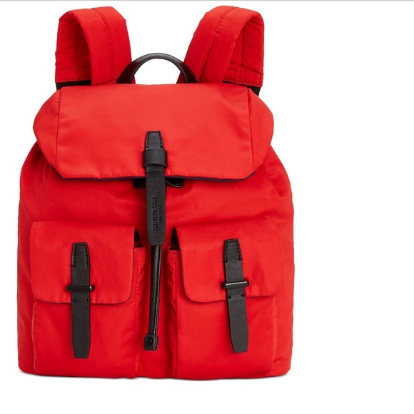 Kenneth Cole woman’s Vesey Nylon Backpack Red - Picture 1 of 14